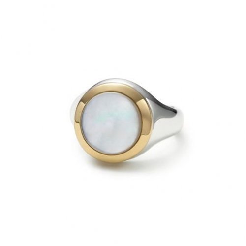 Bling Jewelry Sterling Silver Mother-of-Pearl Ring