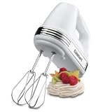 Cuisinart HM-70 Power Advantage 7-Speed Hand Mixer, Stainless and White