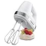 Cuisinart HM-70 Power Advantage 7-Speed Hand Mixer, Stainless and White