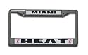 Miami Heat Chrome License Plate Frame