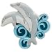 Finders Key Purse Dolphin Dance Key Chain