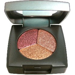 DuWop Cosmetics Crush Eye Trio-Burgundy Plum, Champagne Rose, Bronzy Gold