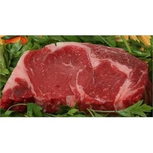 4pk USDA Choice Beef Rib Eye Steak Boneless Cut 2 inch thick 16 ounces each