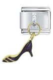 Dress Shoe Purple Dangle Italian Charms