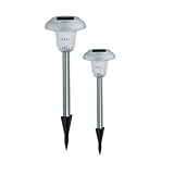 Eigenschaften Wagner 3797271 / Wagner Solarleuchte Aruba, 2er-Set Akzentleuchten Edelstahl, 1 LED w