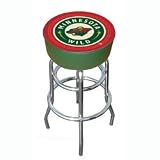 NHL Minnesota Wild Padded Bar Stool