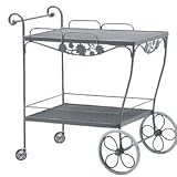 Brentwood Tea Cart - Wrought Iron Patio Furniture