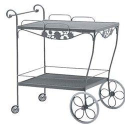 Brentwood Tea Cart - Wrought Iron Patio Furniture product image
