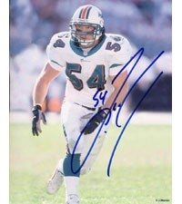 Zach Thomas Miami Dolphins 8x10 #257 Autographed/Hand Signed Photo