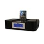 ezGear ezWake Alarm Clock Radio with Dock for iPod (Black)