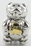 Quiges Sterling Silver Beaver Bead for Pandora/Troll/Chamilia etc necklaces and bracelets
