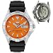 Seiko Men's 5 Sports Automatic Black Rubber Watch #SNZD29