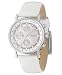 DKNY Women's White-Strap Chronograph Watch