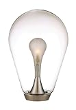Glass Light Bulb Shade Table Lamp