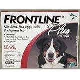 Frontline Plus For Dogs 89-132 Lb, 3 Pk