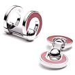 Cufflinks - Rose Enamel Flip Cufflinks