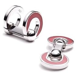 Cufflinks - Rose Enamel Flip Cufflinks