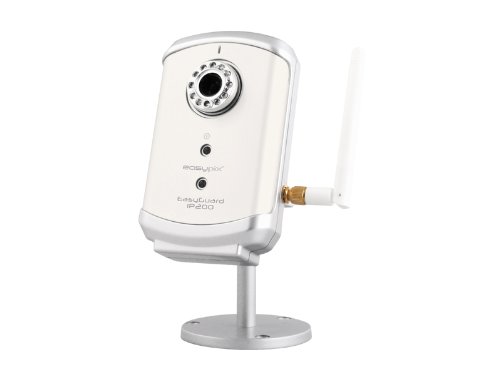 Easypix EasyGuard IP200 Video surveillance (4,5 mm Objektiv, 55,6&deg; Sichtwinkel) wei&szlig; im Preisvergleich 