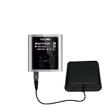 Portable Emergency AA Battery Charge Extender for the Philips GoGear RaGa - uses Gomadic TipExchange Technology