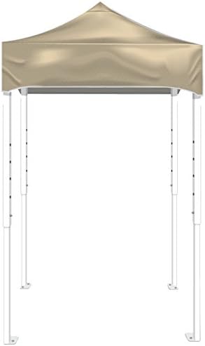 KD Kanopy PS25C Party Shade Steel Frame Indoor/Outdoor Portable Canopy, 5 by 5-Feet, Cream