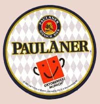 Paulaner Brewery Paperboard Coasters - Set of 4