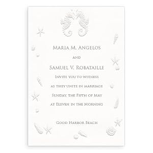 cheap beach wedding invitations