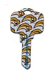 Buffalo Sabres Kwikset KW1 House Key