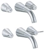 Grohe 21 080 BK0 F1 Wall-Mount Vessel Faucet, ALU-XT