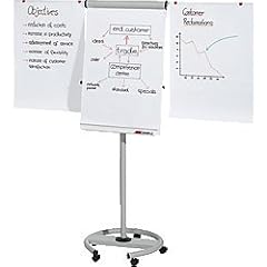 Franken Flipchart Professional Mobil/FC24 H�he 195 cm lichtgrau