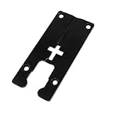 uxcell ベースプレート　曲線ソーベース　マキタ4304電気曲線ソー用　ブラック　メタル製　電気曲線ソー用　スペア部品