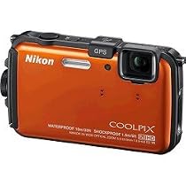 Nikon COOLPIX AW100 16 MP CMOS Waterproof Digital Camera with GPS and Full HD 1080p Video (Orange)