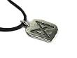 Dagaz Rune for a New Day, Pewter Pendant from the Ancient Runes Collection