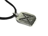 Dagaz Rune for a New Day, Pewter Pendant from the Ancient Runes Collection