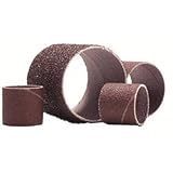 Merit Abrasives 96071 3/4"x 1" Aluminum Oxide Spiral Bands 80 Grit Coated Sleeve (Pack of 100)