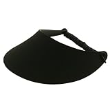 String Visors-Solid Black W36S47C