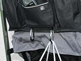 JL Childress Bottles N Bags Stroller Console Cupholder and Stroller Hooks Black