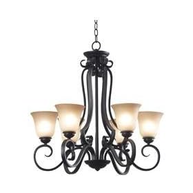 Kenroy Home 80236ORB Flex 6 Light Chandelier, Oil Rubbed Bronze Finish by Kenroy Home