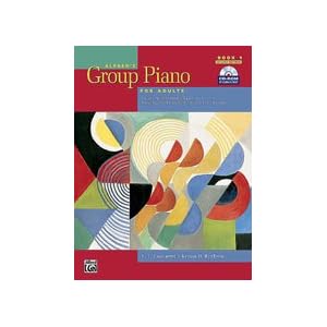 Click here to buy Alfred's Group Piano for Adults: Student Book 1 (2nd Edition) - Book and CD-ROM Package.