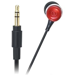 オーディオテクニカ インナーイヤーヘッドホン ATH-CK300M RD