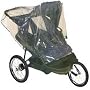 Double Jogging Stroller Rain Cover