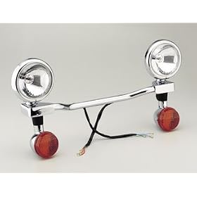Honda VTX1300C Chrome Halogen Light Bar 04-08