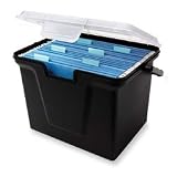 File Box, 10 1/2x14 3/4x10 3/4, Black w/ Clear Lid Category: Filing Boxes 31m79MJwsdL. SL160 File Box, 10 1/2x14 3/4x10 3/4, Black w/ Clear Lid Category: Filing Boxes