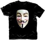 DC Comics V For Vendetta Guy Fawkes Mask T-Shirt