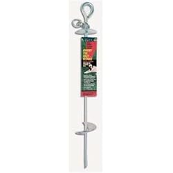 Titan Giant Tie Out 13-mm by 24-Inch Auger Stake, Silver