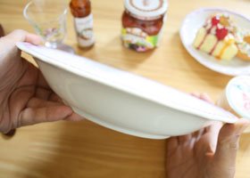 マニー ヴィオレ 陶器 スープレート(PU)
