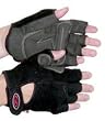 ACTION GLOVES PUSH XC MEDIUM LEATHER/TERRY BLACK