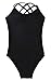 Girls Leotard for Ballet Dance Gymnastics 10-11 Years Black