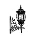 American Coach Lantern Up Arm 100W with Glass Panels IP44 Rating