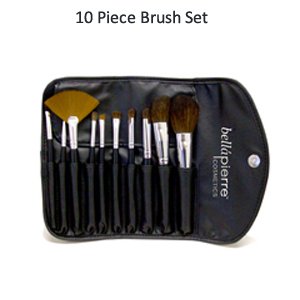 BellaPierre 10pc Brush Set