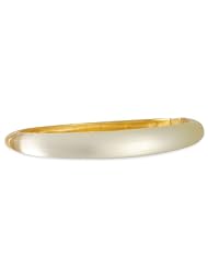 ALEXIS BITTAR- Skinny Tapered Hinge Bracelet in Ivory